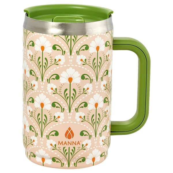 Manna Boulder 20oz 3D Daisey Floral Mug - image 