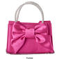 D''Margeaux Satin Bow Top Handle Clutch - image 5