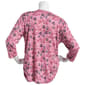 Womens Bonnie Evans Floral Print 3/4 Sleeve Hacci Top - image 2