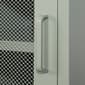 South Shore Crea Sage Green Metal Mesh 1-Door End Table - image 5