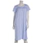 Womens Laura Ashley Short Sleeve Vine Floral Lace Trim Nightgown - image 1