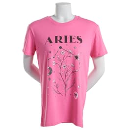 Juniors Self Esteem Aries Graphic Boyfriend Tee