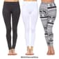 Womens White Mark 3pk. Leggings - image 6