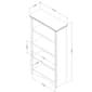South Shore Gascony 4-Shelf Bookcase - image 6