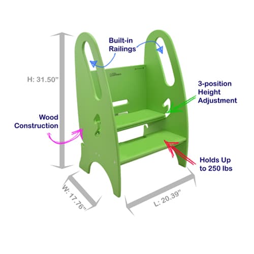 Little Partners&#8482; 3-in-1 Growing Step Stool