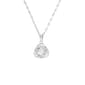 Gianni Argento Sterling Silver Flower Pendant Necklace - image 1