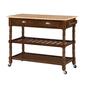 Convenience Concepts 3-Tier Butcher Block Kitchen Cart - image 1