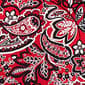 Petite Jones New York Cap Sleeve Keyhole Neck Paisley Blouse - image 5