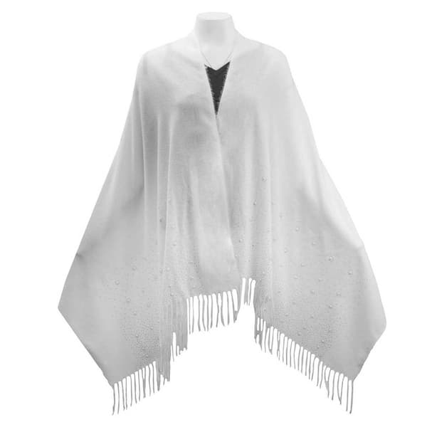 Womens Jessica McClintock All Over Pearl Brushed Scarf