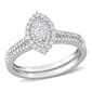 Diamond Classics(tm) 14kt. White Gold 1/2ctw. Diamond Bridal Set - image 1