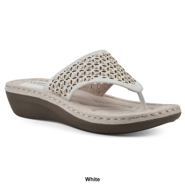 Womens Cliffs by White Mountain Camila Thong Sandals