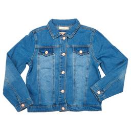 Girls (7-16) BTween(R) Long Sleeve Butterfly Denim Jacket