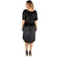 Plus Size 24/7 Comfort Apparel Off The Shoulder Velvet Dress - image 2