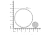 Haus of Brilliance Sterling Silver 4ctw. Diamond Hoop Pendant - image 5