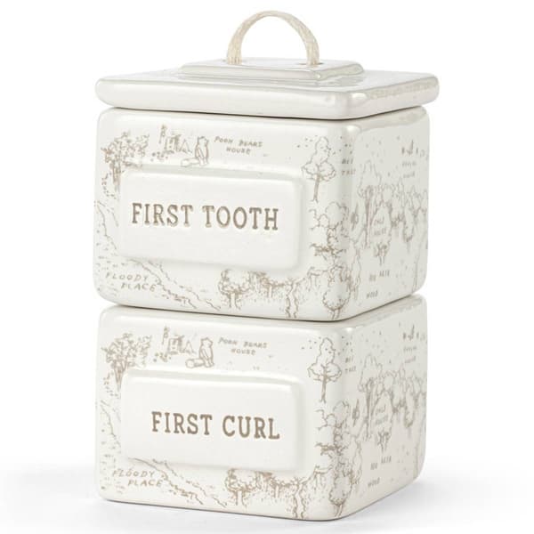 Baby Unisex Demdaco Pooh 1St Tooth And Curl Keepsake