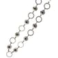 Womens Vince Camuto Chain Belt with Black Stones - image 1