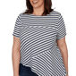 Plus Size Skye’s the Limit Summer Spice Stripe Knit Blouse - image 5