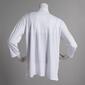 Plus Size Notations 3/4 Sleeve Solid Open Front Cardigan - image 2
