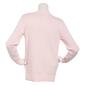 Plus Size Hasting & Smith Long Sleeve Zip Front Sweater - image 2