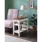Convenience Concepts American Heritage White Frame End Table - image 1