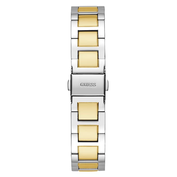 Womens Guess Silver/Gold-Tone White Dial Watch - GW0404L2