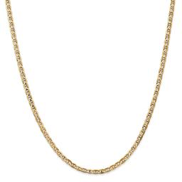 Gold Classics™ 3mm. Concave Anchor Chain Bracelet