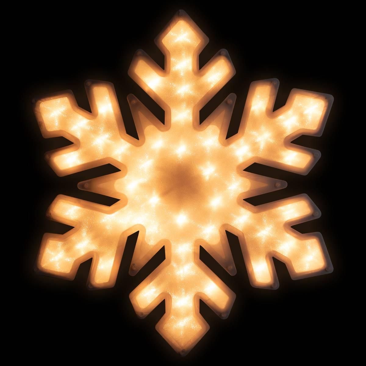 Open Video Modal for Northlight Seasonal 20in. Pre-Lit Snowflake Window Silhouette