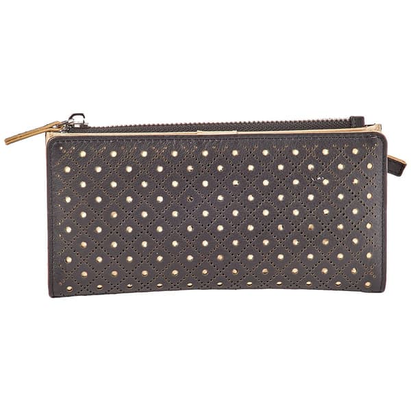 Womens Mundi Perforated Leather Delilah Wallet - image 