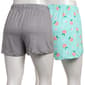 Juniors Pillow Talk 2pk. Peaches & Solid Pajama Shorts - image 3
