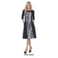 Womens White Mark Snake Midi Shift Dress - image 5