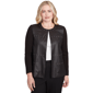 Womens Alfred Dunner Business As Usual Sweater Trim Faux Leather - image 1