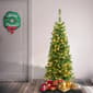 National Tree Linden Spruce Wrapped Tree w/ 150 Warm LED Lights - image 2