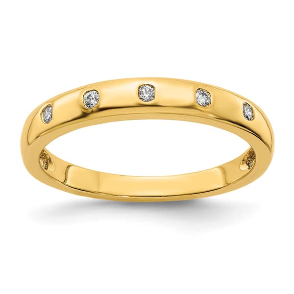 Endless Affection&#40;tm&#41; 14k Gold Five Stone Diamond Ring - image 