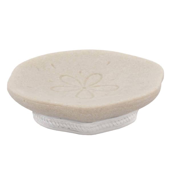 Sweet Home Collection Coastal Shell Soap Dish - image 