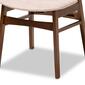 Baxton Studio Paras Light Beige/Walnut Brown Wood 5pc. Dining Set - image 6
