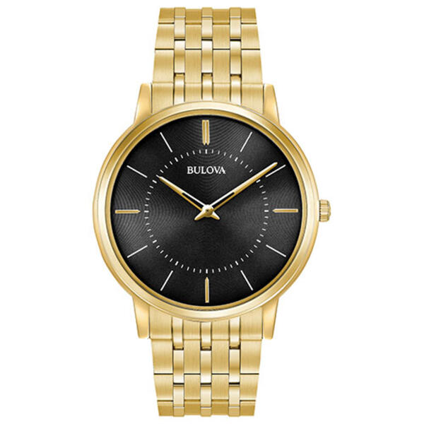 Mens Bulova Ultra Slim Stainless Steel Watch - 97A127 - image 