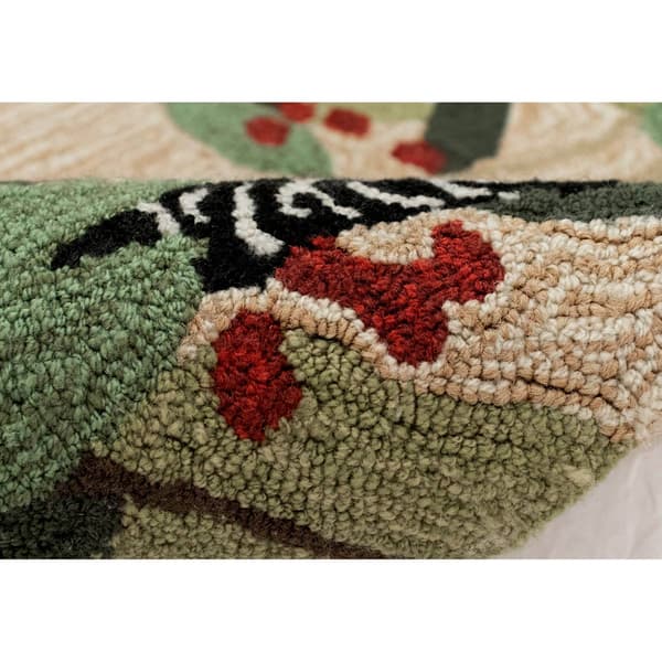Liora Manne Front Porch Bird Border Indoor/Outdoor Rug