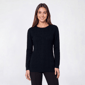 Petite Napa Valley Long Sleeve Cable Knit Front Sweater - image 14