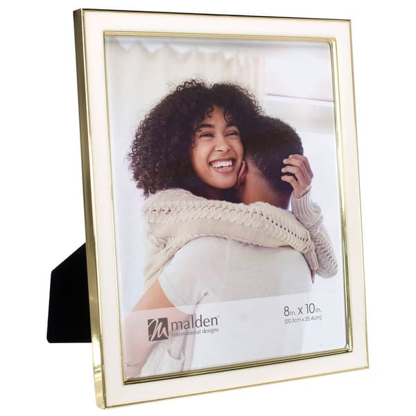 Malden Gold with White Epoxy Frame - 8x10 - image 