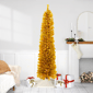 Northlight 6ft. Pre-Lit Pencil Tinsel Artificial Christmas Tree - image 3