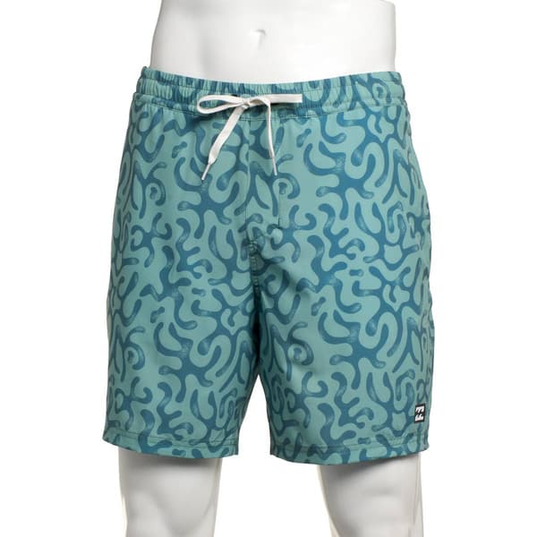 Young Mens Billabong Grommet Volley Swim Trunks - image 