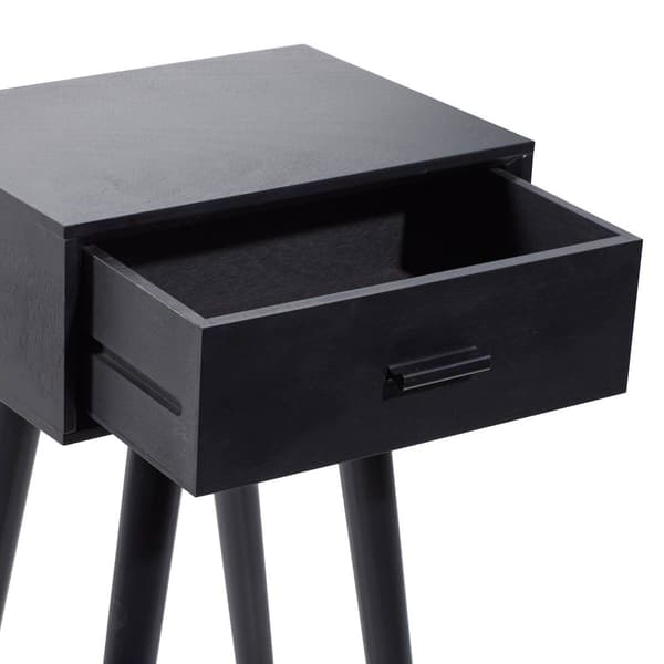 9th & Pike® Black Pine Modern Accent Table
