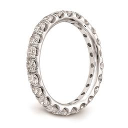 Pure Fire 14kt. White Gold Lab Grown Diamond Eternity Band