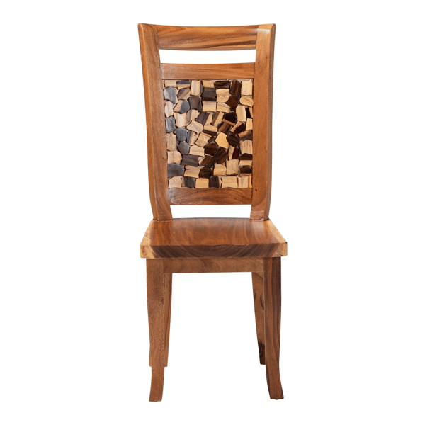 bali & pari Luan Suar Wood Dining Chair