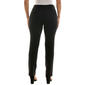 Womens Zac & Rachel Solid Pull On Slim Leg Compression Pants - image 2