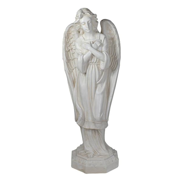 Northlight Seasonal 30in. Ivory Angel Outdoor Garden Statue - image 