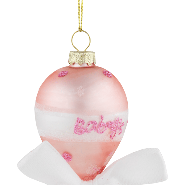 Northlight Baby Girl''s First Christmas Glass Ornament