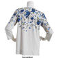 Petite Preswick & Moore 3/4 Sleeve Floral Placed Tee - image 2