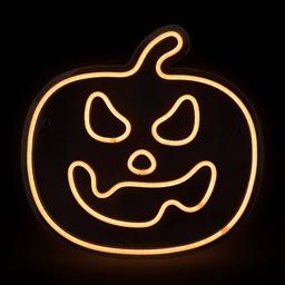 Northlight Seasonal 15in. Neon Jack-O-Lantern Window Silhouette