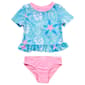 Girls (4-6x) Floatimini® 2pc. Sand Dollar Rash Guard Swim Set - image 2
